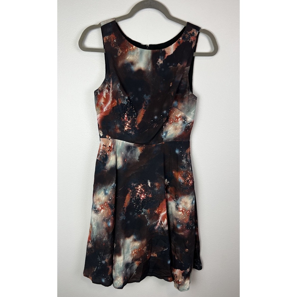 ModCloth‎ Fervour Dress Womens Size Small Galaxy Fit & Flare Sleeveless